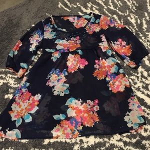 Justice Floral Blouse